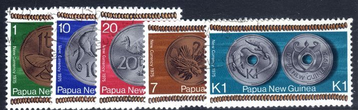 Papua New Guinea 1975 New Coinage fine used.