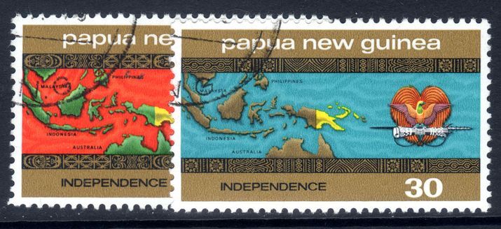 Papua New Guinea 1975 Independence fine used.