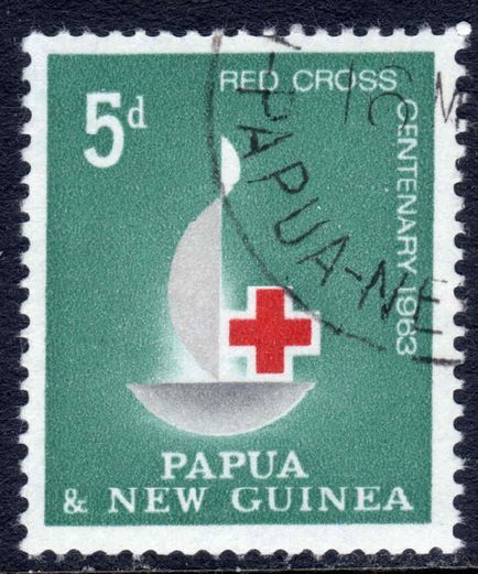 Papua New Guinea 1963 Red Cross fine used.