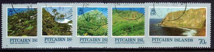 Pitcairn Islands 1981 Landscapes fine used.