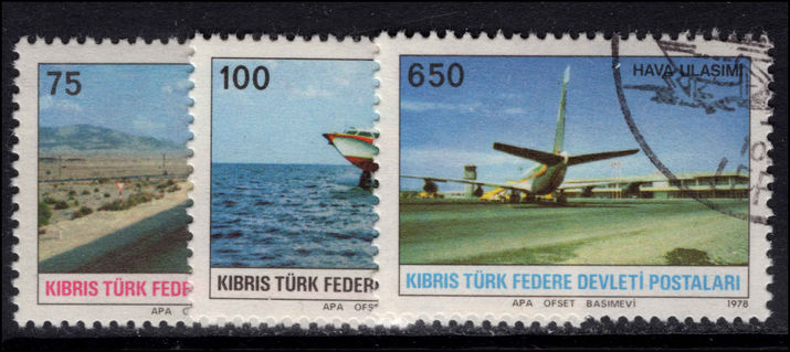 Turkish Cyprus 1978 Communications fine used.