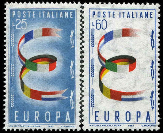 Italy 1957 Europa unmounted mint.