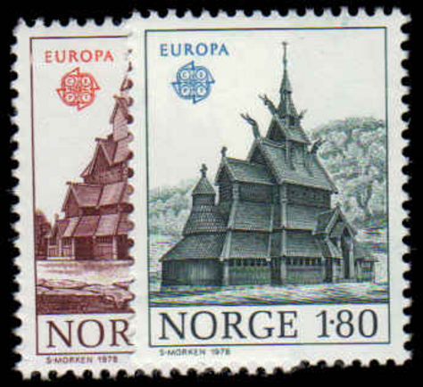 Norway 1978 Europa Churches unmounted mint.