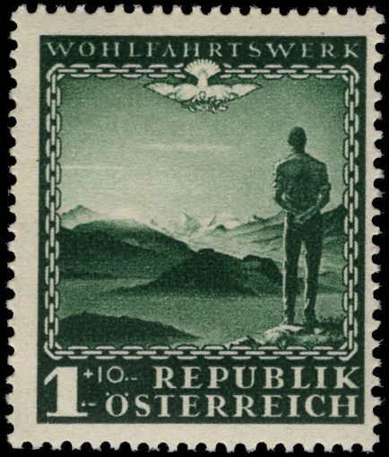 Austria 1945 Austrian Welfare Charities lightly mounted mint.