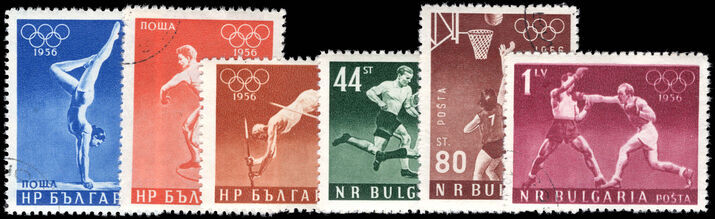 Bulgaria 1956 Olympic Games fine used.