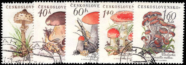 Czechoslovakia 1958 Mushrooms fine used.