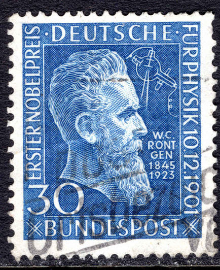 West Germany 1951 Rontgen fine used.