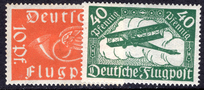 Germany 1919 Air mail mounted mint.
