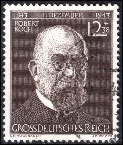 Third Reich 1944 Dr Robert Koch fine used.