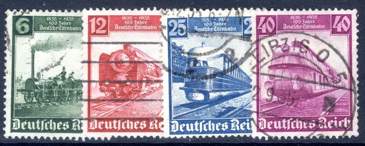Third Reich 1935 Railway fine used