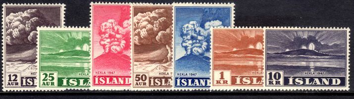 Iceland 1948 Volcanoes unmounted mint.