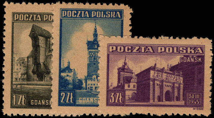 Poland 1945 Liberation of Gdansk unmounted mint.