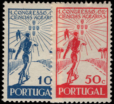 Portugal 1943 Agricultural Science lightly mounted mint.