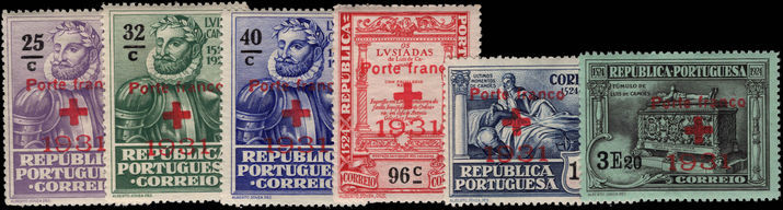 Portugal 1931 Red Cross lightly mounted mint.