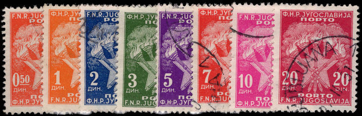 Yugoslavia 1946-47 Postage due set fine used.