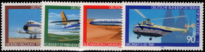 Berlin 1980 Aviation History unmounted mint.