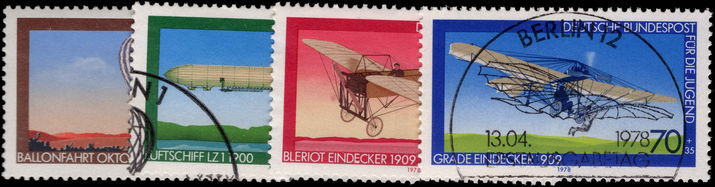 West Germany 1978 Aviation History fine used.