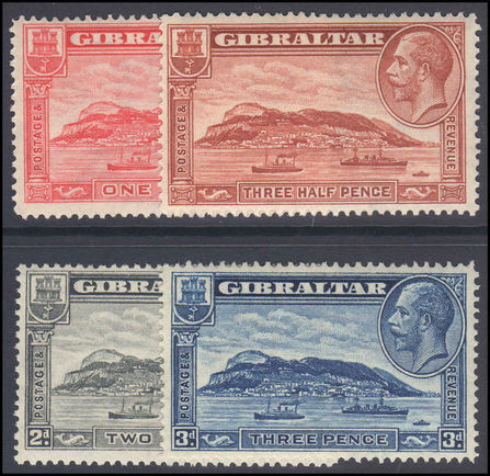 Gibraltar 1931-33 set lightly mounted mint.