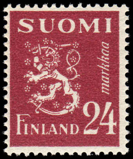 Finland 1947-52 24m Rampant Lion unmounted mint.