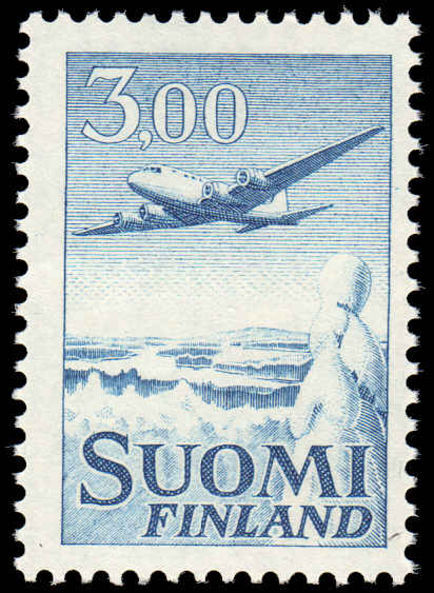 Finland 1963-75 3m air unmounted mint.