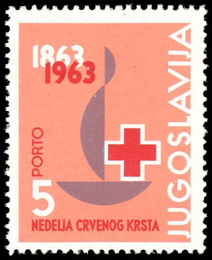Yugoslavia 1963 Red Cross Postage due unmounted mint.
