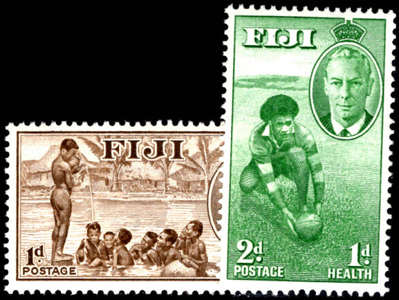 Fiji 1951 Health stamps lightly mounted mint.