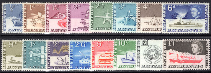 British Antarctic Territory 1963-69 set unmounted mint.