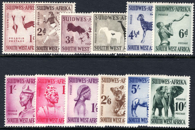 South West Africa 1954 set lightly mounted mint.