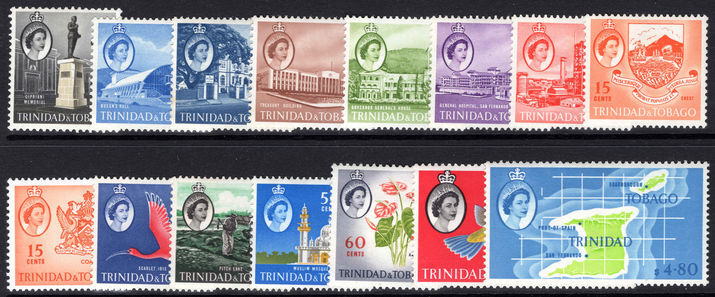 Trinidad & Tobago 1960-67 set lightly mounted mint.
