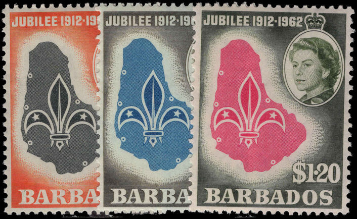 Barbados 1962 Boy Scouts unmounted mint.