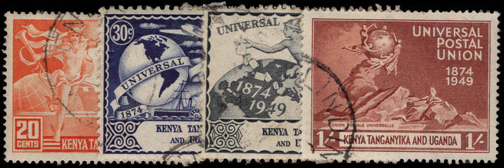Kenya Uganda & Tanganyika 1949 UPU fine used.