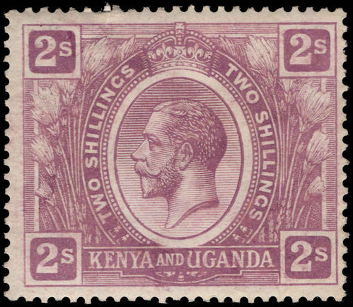 Kenya Uganda & Tanganyika 1922-27 2s dull purple lightly mounted mint.