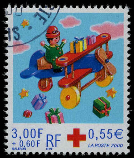 France 2000 Red Cross Fine Used