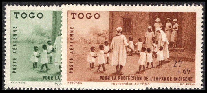 Togo 1942 Child Protection lightly mounted mint.