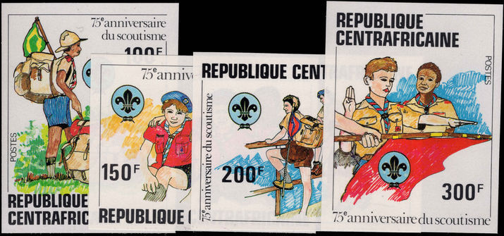 Central African Republic 1982 Scouts imperf unmounted mint.