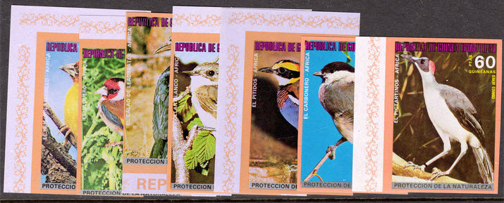 Equatorial Guinea 1976 African Birds imperf unmounted mint.