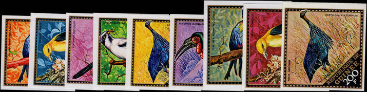 Guinea 1971 Wild Birds imperf unmounted mint.