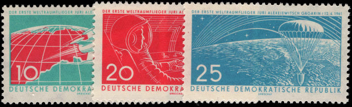 East Germany 1961 First manned space flight unmounted mint.