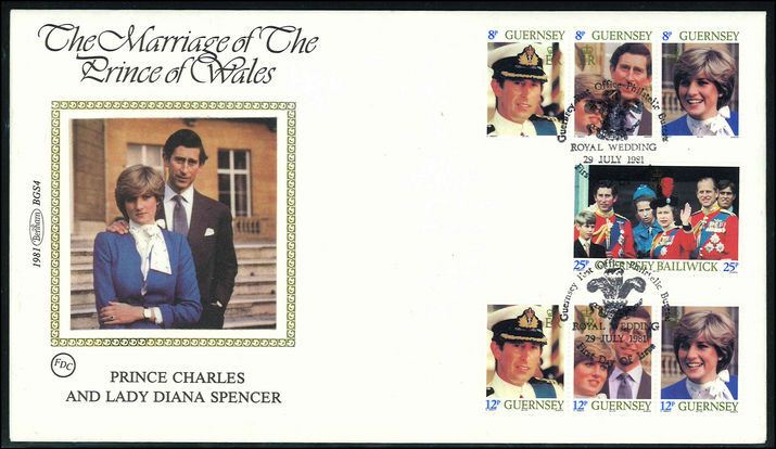 Guernsey 1981 Royal Wedding first day cover.