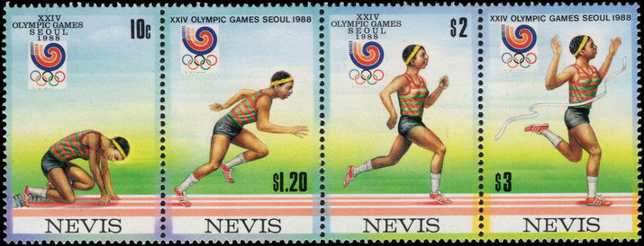 Nevis 1988 Seoul Olympics unmounted mint.