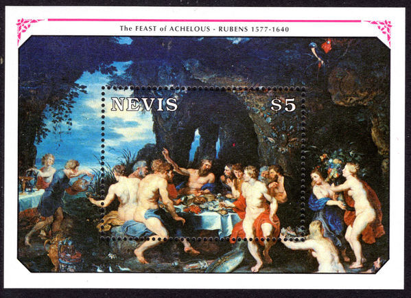 Nevis 1991 Rubens souvenir sheet unmounted mint.