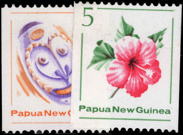 Papua New Guinea 1981 Coil stamps unmounted mint.