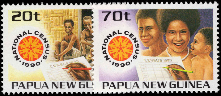 Papua New Guinea 1990 National Census unmounted mint.