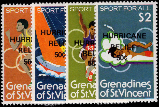 St Vincent Grenadines 1980 Hurricane Relief unmounted mint.