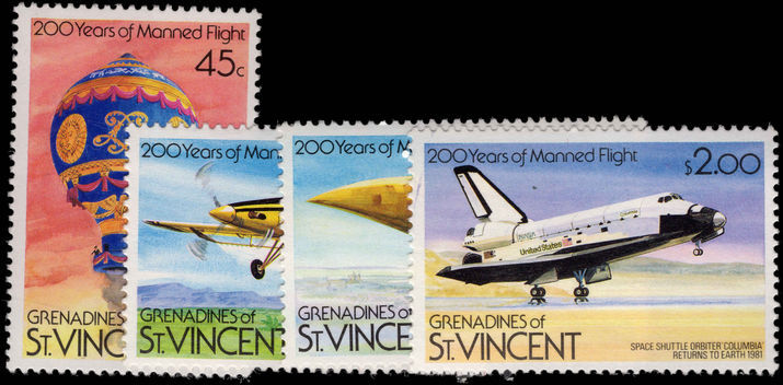 St Vincent Grenadines 1983 Manned Flight unmounted mint.