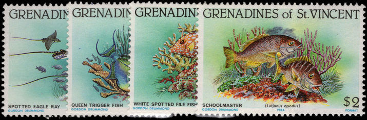 St Vincent Grenadines 1984 Reef Fish unmounted mint.