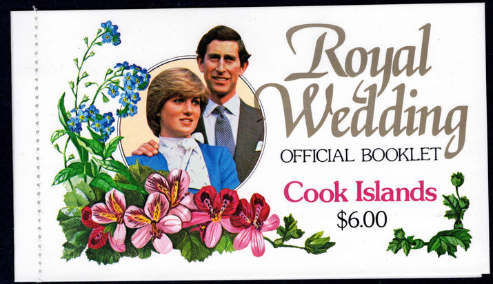 Cook Islands 1982 Royal Wedding booklet unmounted mint.
