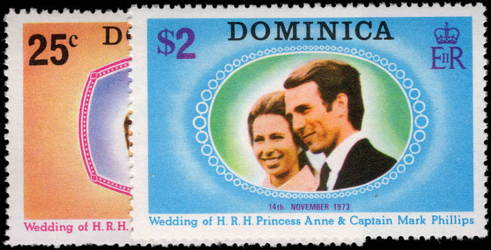Dominica 1973 Royal Wedding unmounted mint.