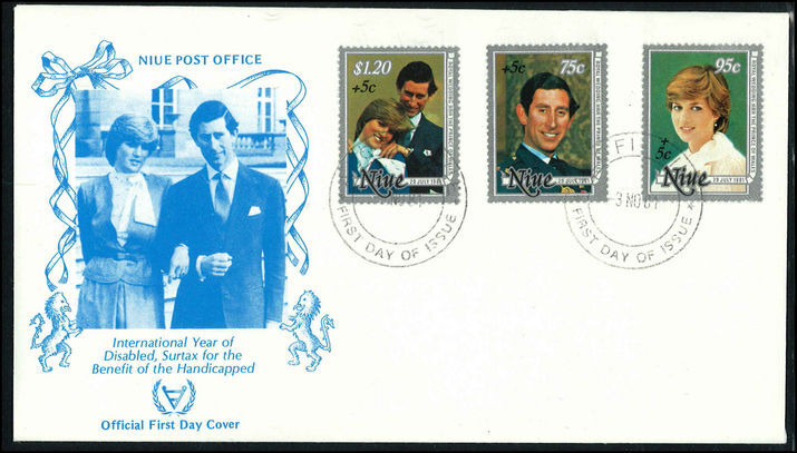 Niue 1981 Year of the Disabled person first day cover.