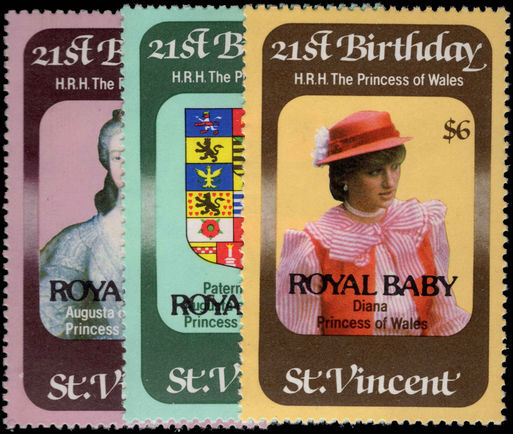 St Vincent 1982 Royal Baby unmounted mint.